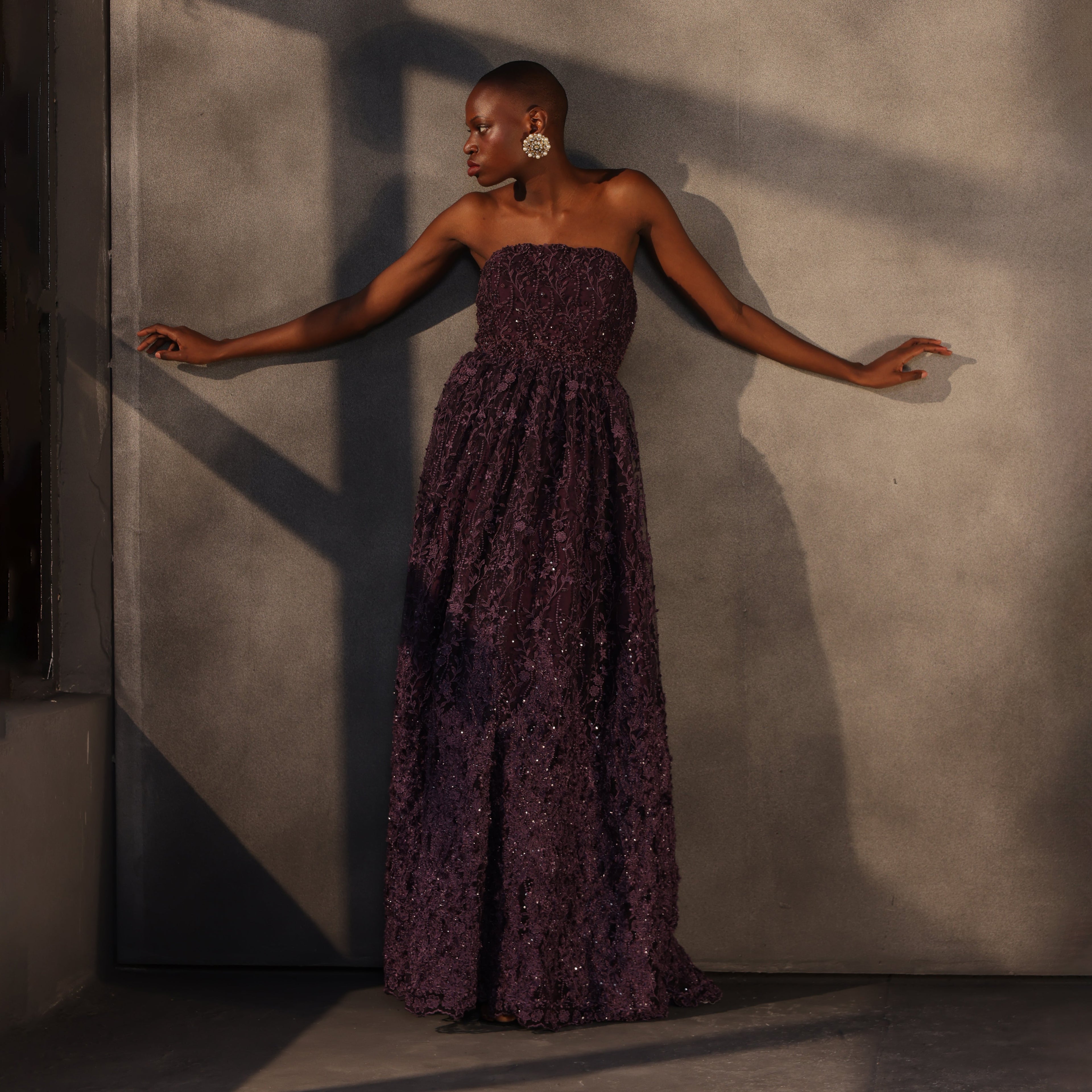 Scarlet Enchantment – Corset Gown