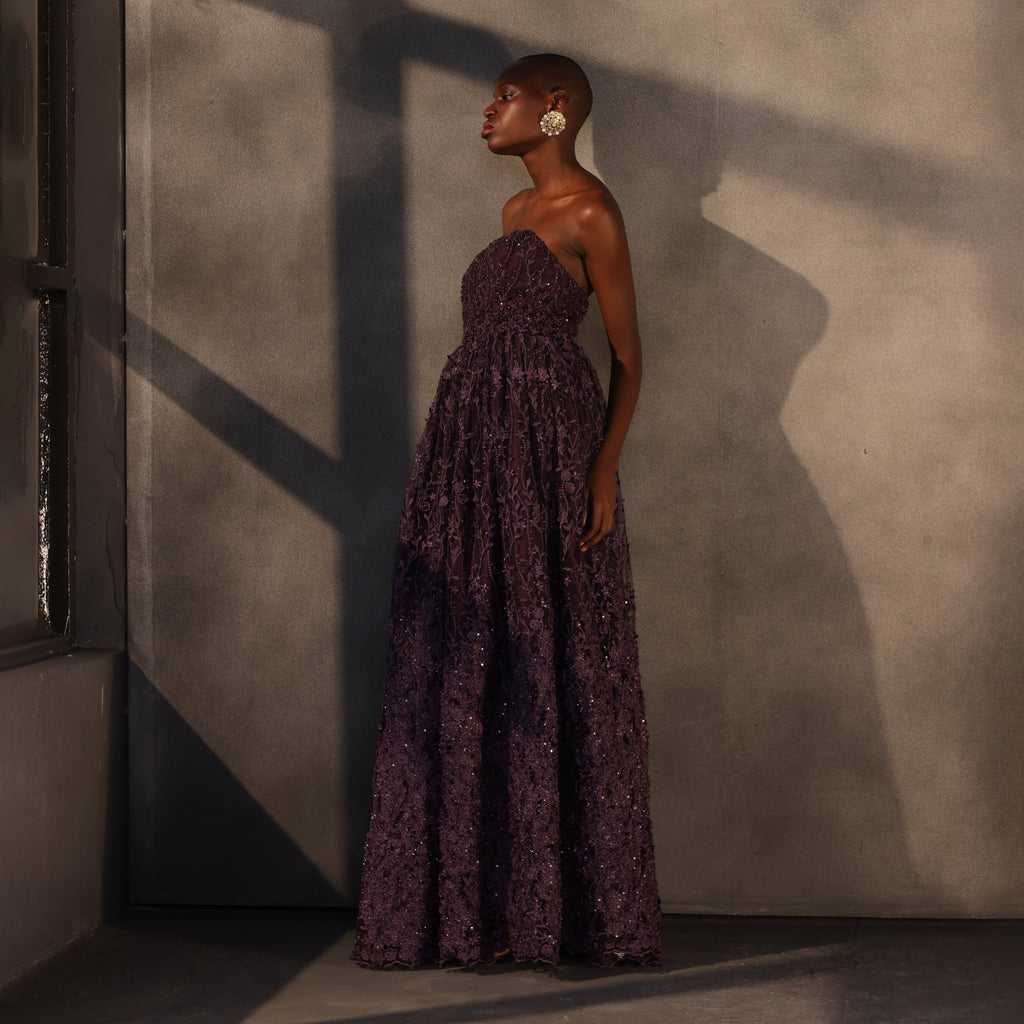 Scarlet Enchantment – Corset Gown