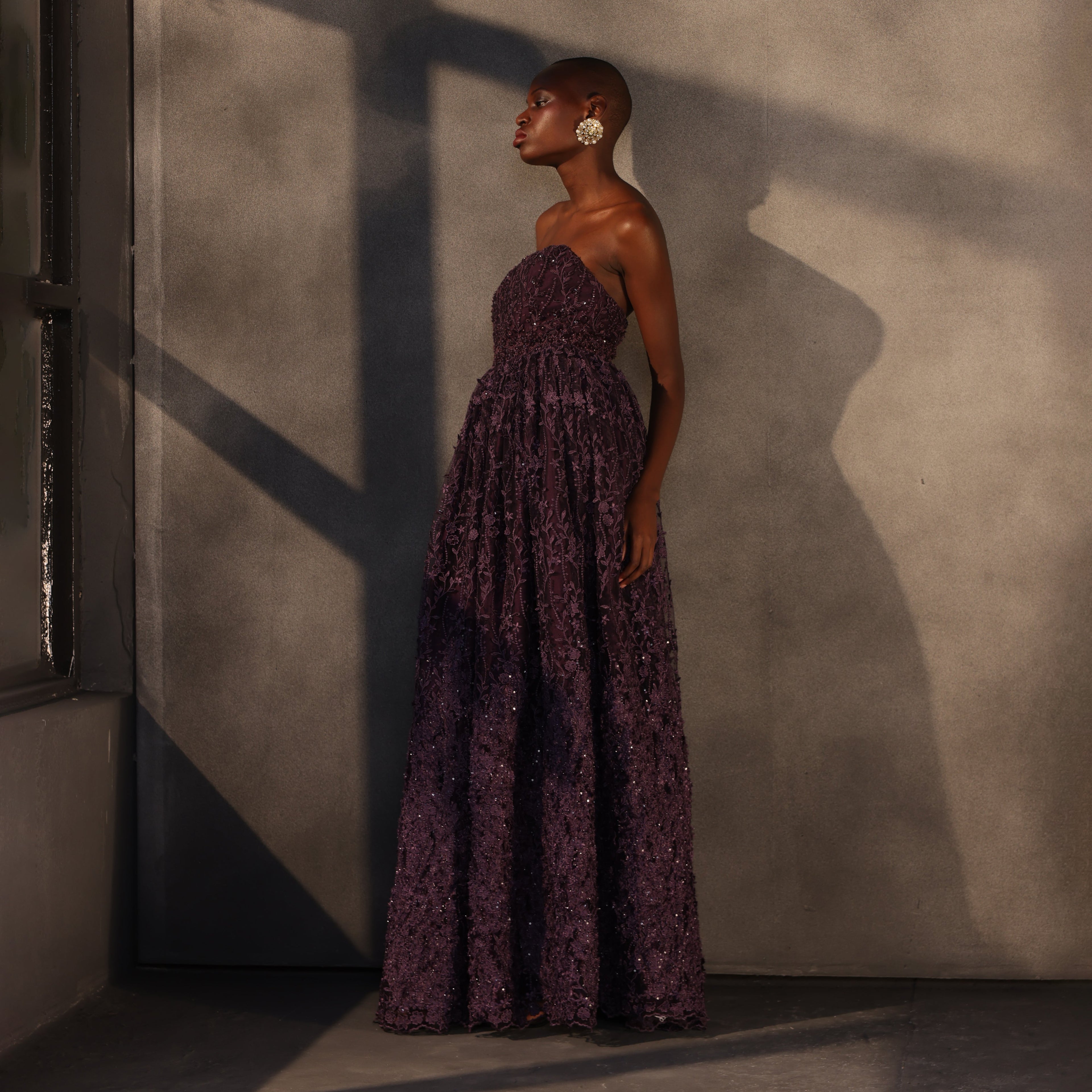 Scarlet Enchantment – Corset Gown