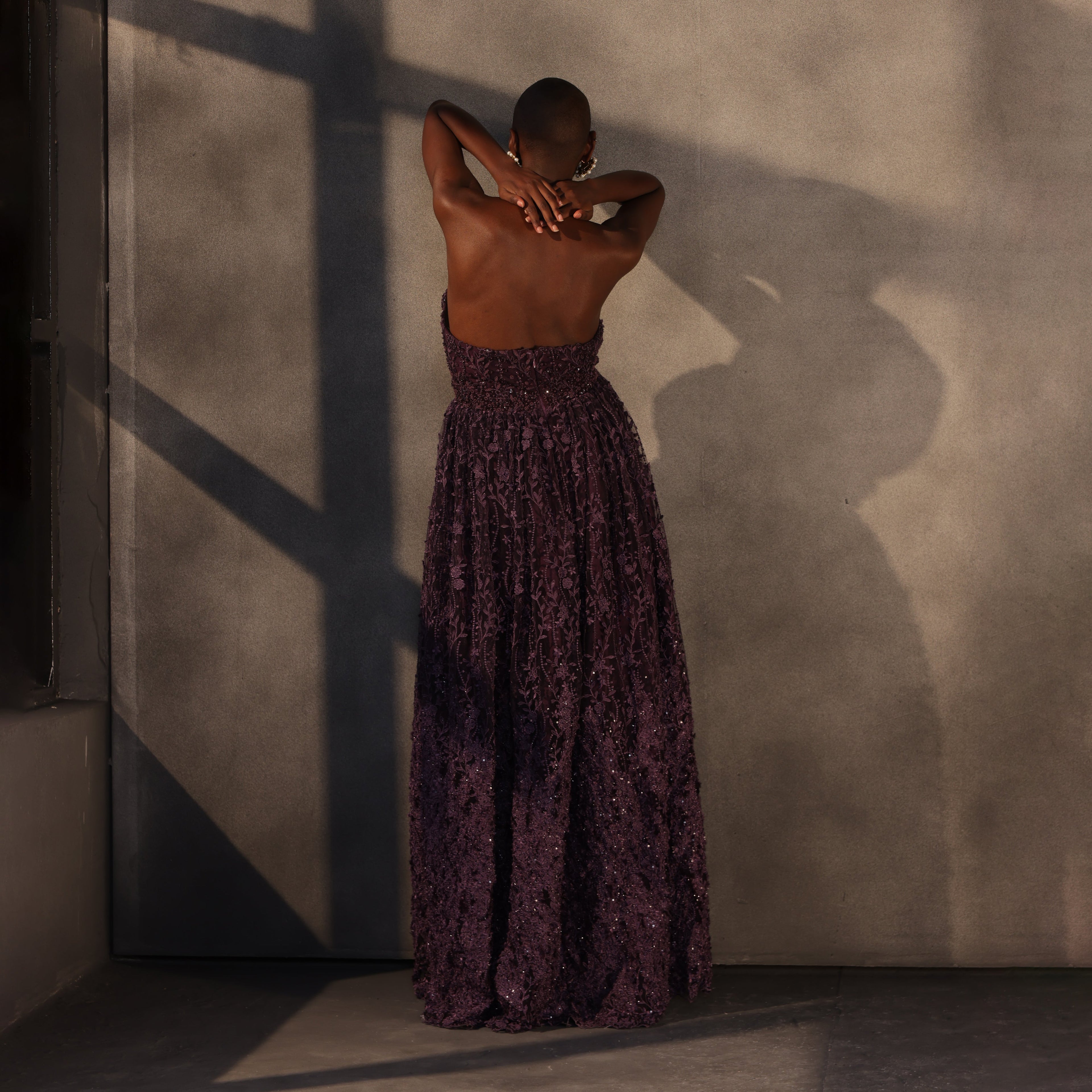 Scarlet Enchantment – Corset Gown