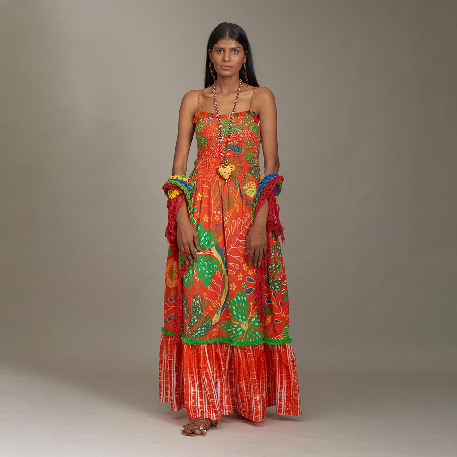 Raelynn Corset Spagetti Dress Forest Wonderland