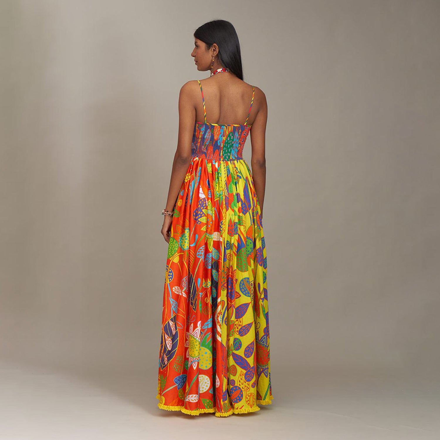 Willow Corset Spaghetti Dress Forest Wonderland