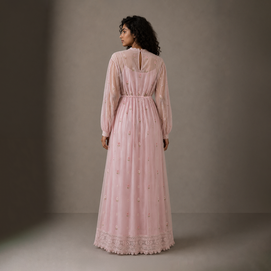 Rosé Maxi Dress