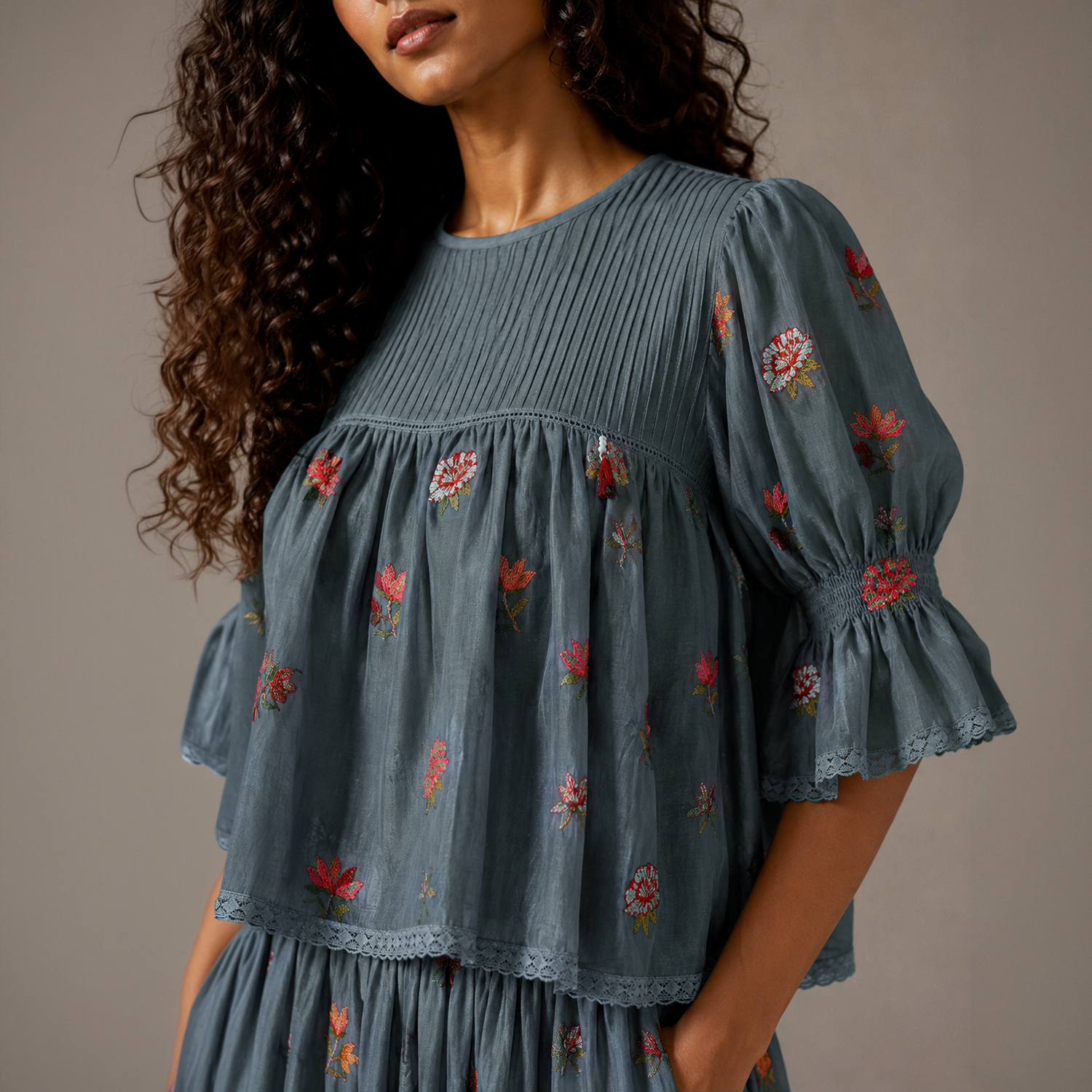 Autumn Peplum Top